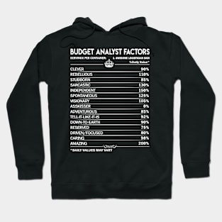 Budget Analyst T Shirt - Budget Analyst Factors Daily Gift Item Tee Hoodie